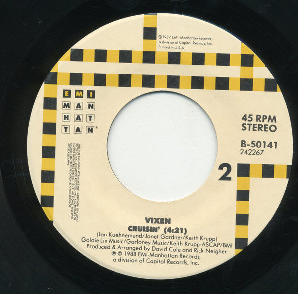 Vixen (2) : Edge Of A Broken Heart (7", Single)
