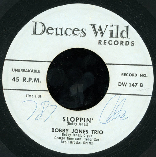 Bobby Jones Trio : Am I Blue (7")