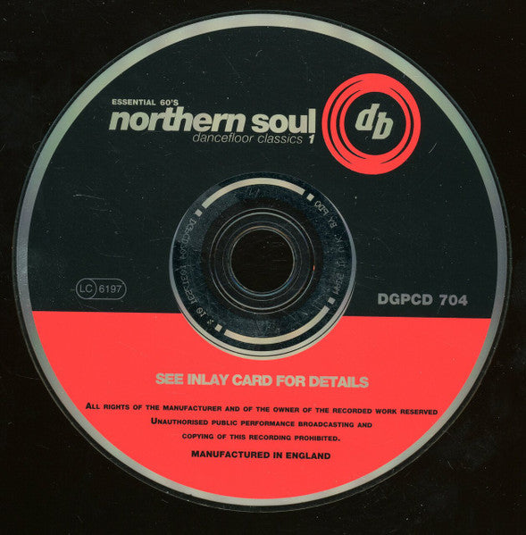 Various : Essential 60's Northern Soul Dancefloor Classics Volume 1 (CD, Comp, RM)