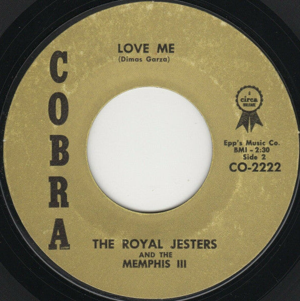 The Royal Jesters and The Memphis III : Let's Kiss And Make Up / Love Me (7", Single, Styrene, Mon)