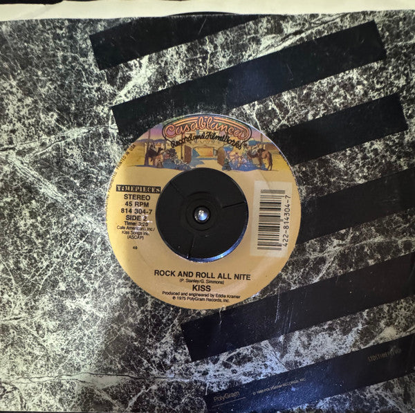 Kiss : I Was Made For Lovin' You / Rock And Roll All Nite (7", RE, 49 )