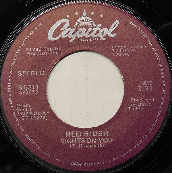 Red Rider : Human Race (7", Single)