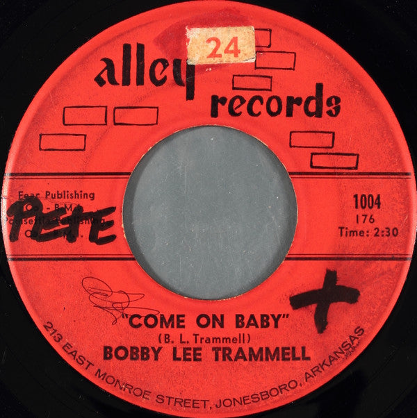 Bobby Lee Trammell : I Tried Not To Cry (7")