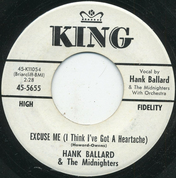 Hank Ballard & The Midnighters : I Want To Thank You (From The Bottom Of My Heart) (7", Single, Promo)