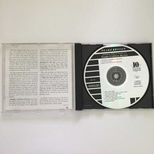 Peabo Bryson : Tonight I Celebrate My Love (CD, Comp)