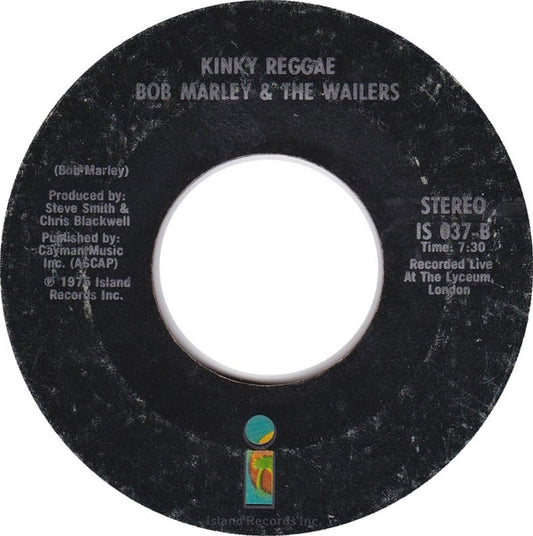 Bob Marley & The Wailers : No Woman, No Cry (7", Single, Styrene, Bla)