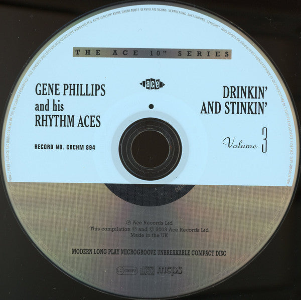 Gene Phillips : Drinkin' And Stinkin' (CD, Album, Comp)