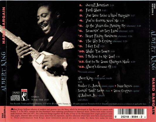 Albert King : Hard Bargain (CD, Comp, RM)
