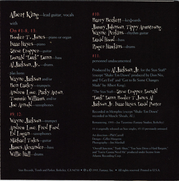 Albert King : Hard Bargain (CD, Comp, RM)