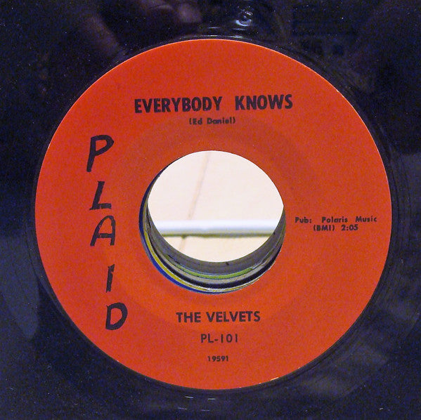 The Velvets (8) : Hand Jivin' Baby (7", Styrene)