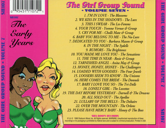 Various : The Girl Group Sound Volume 7 (CD, Comp)