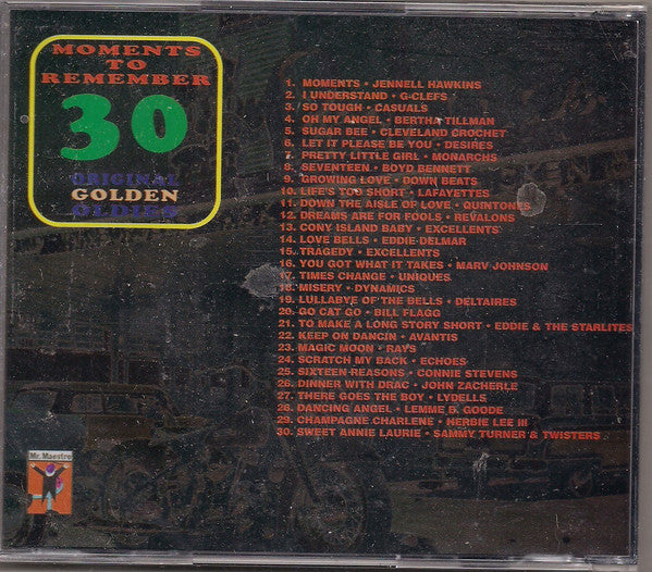 Various : Moments To Remember 30 Original Golden Oldies (CD, Comp)