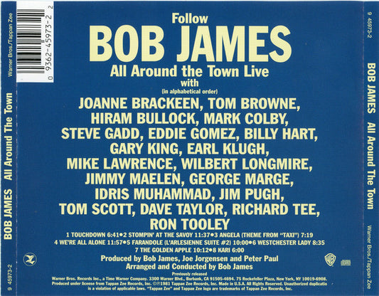 Bob James : All Around The Town (CD, Album, RE)