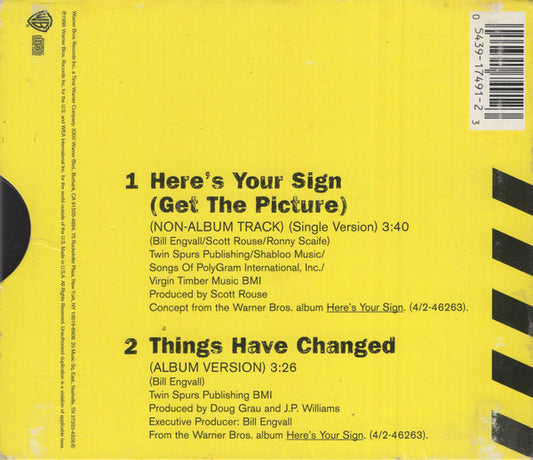 Bill Engvall With Special Guest Travis Tritt : Here's Your Sign (Get The Picture) (CD, Single)