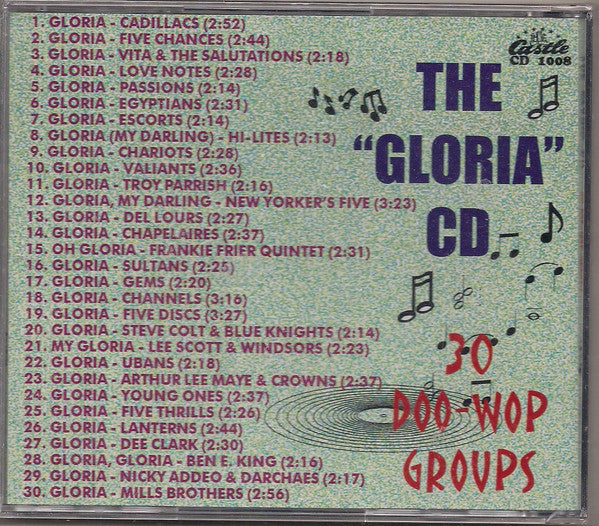 Various : The "Gloria" CD (30 Doo-Wop Groups) (CDr, Comp, Unofficial)