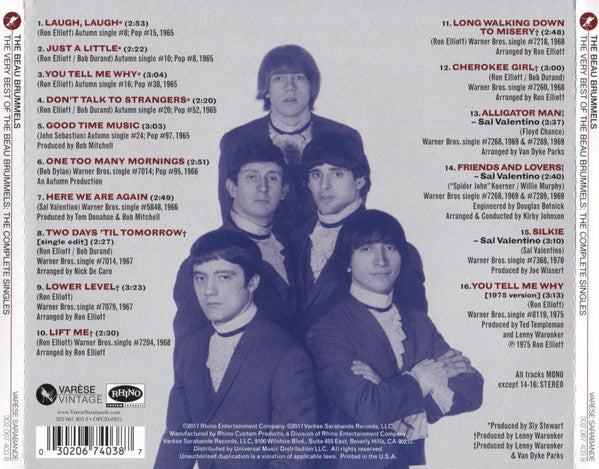 The Beau Brummels : The Very Best Of The Beau Brummels: The Complete Singles (CD, Comp)