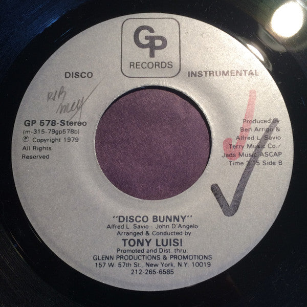 Kristi (8) / Tony Luisi : (I'd Like To See) The Easter Bunny Disco / Disco Bunny (7", Single)