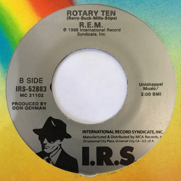 R.E.M. : Fall On Me (7", Glo)