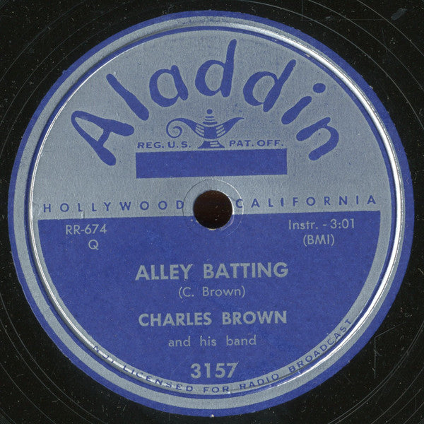 Charles Brown And His Band : Rollin' Like A Pebble In The Sand / Alley Batting (10")