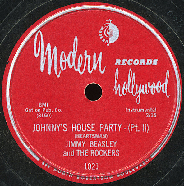 Jimmy Beasley And The Rockers : Johnny's House Party (10")