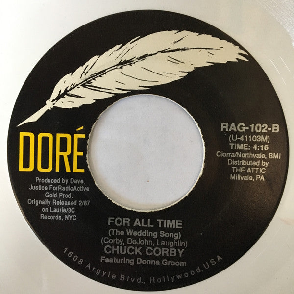 Chuck Corby : One Summer Night / For All Time (7", whi)