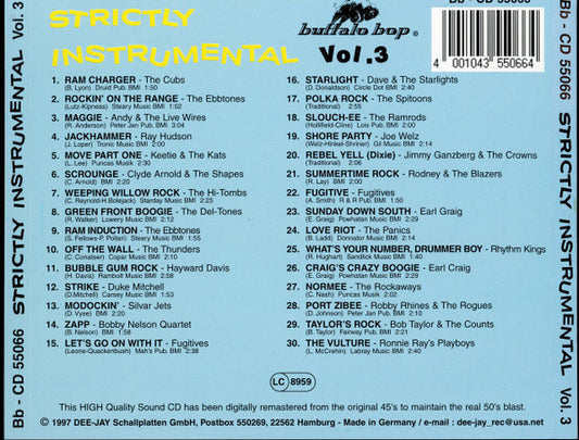 Various : Strictly Instrumental Vol. 3 (CD, Comp)