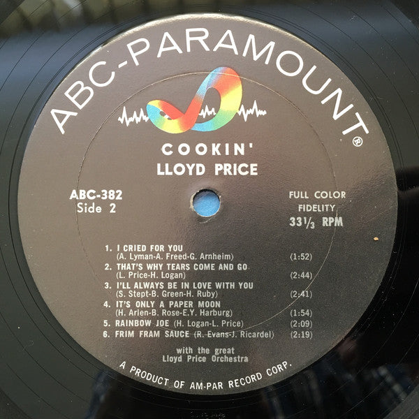 Lloyd Price : Cookin' (LP, Mono)