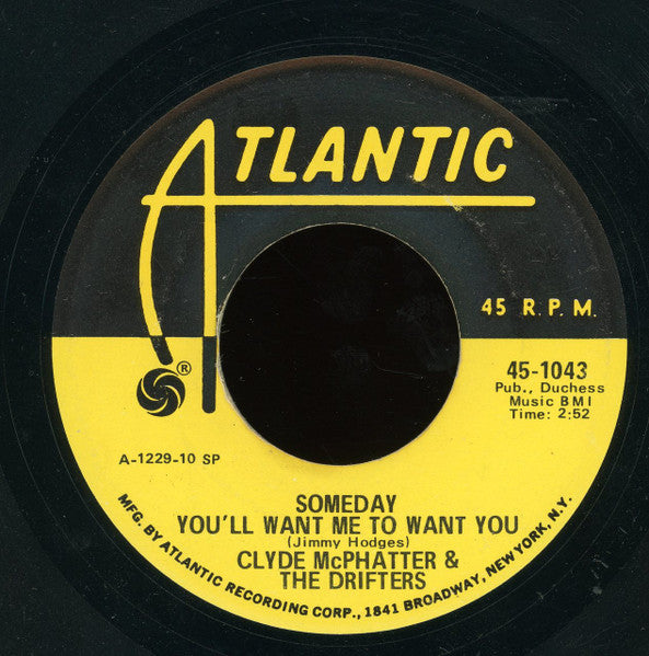 Clyde McPhatter And The Drifters : Bip Bam / Someday You'll Want Me To Want You (7", RE)
