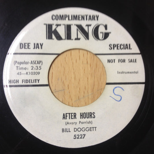Bill Doggett : Big City Drag / After Hours (7", Promo)