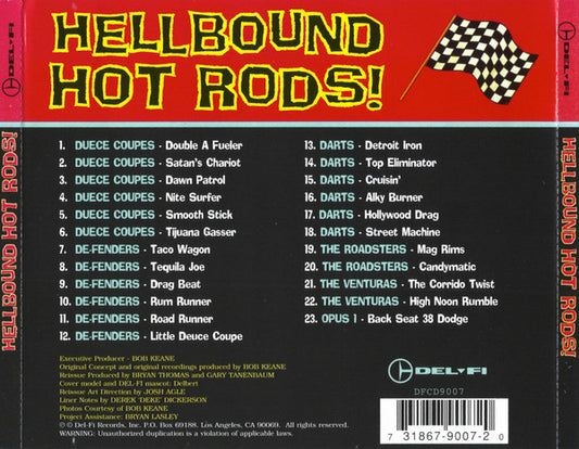 Various : Hellbound Hot Rods! (CD, Comp)