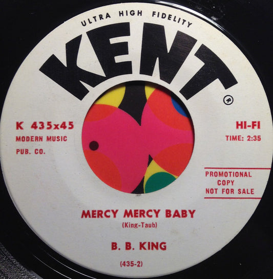 B.B. King : Broken Promise (7", Single, Promo)