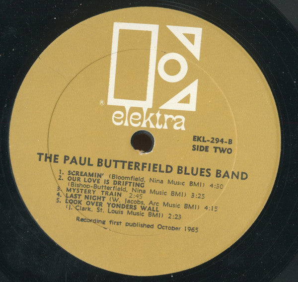 The Paul Butterfield Blues Band : The Paul Butterfield Blues Band (LP, Album, Mono, RP)