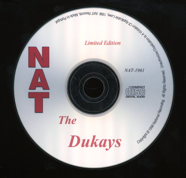 The Dukays : The Dukays 1961-1965 (CDr, Comp, Unofficial)