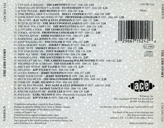Various : The Ebb Story (CD, Comp, Mono)