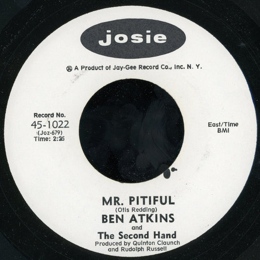 Big Ben Atkins And Second Hand (3) : Ring Of Fire / Mr. Pitiful (7", Single, Promo)