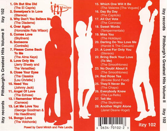 Various : Pittsburgh's Greatest Hits Volume II (CD, Comp)