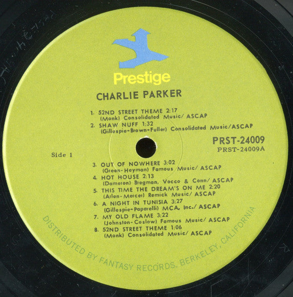 Charlie Parker : Charlie Parker (LP, Album + LP, Album + Album, Comp, Gat)