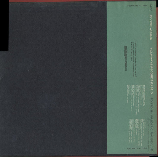 Various : Jazz Volume 10: Boogie Woogie And Jump (LP, Album, Comp, RE)