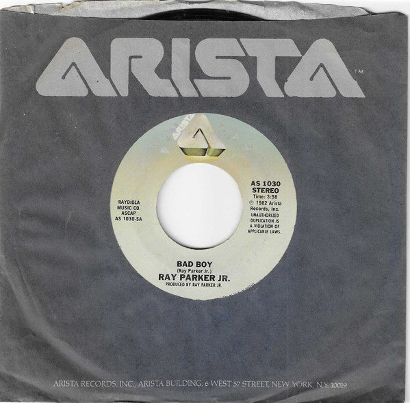 Ray Parker Jr. : Bad Boy (7", Styrene, Ter)