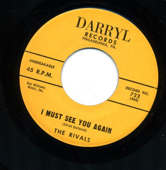 The Rivals (4) : Rigetty Tick / I Must See You Again (7")