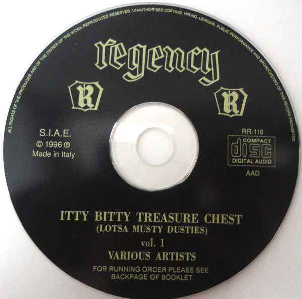 Various : Itty Bitty Treasure Chest Vol. 1 (Lotsa Musty Dusties) (CD, Comp)