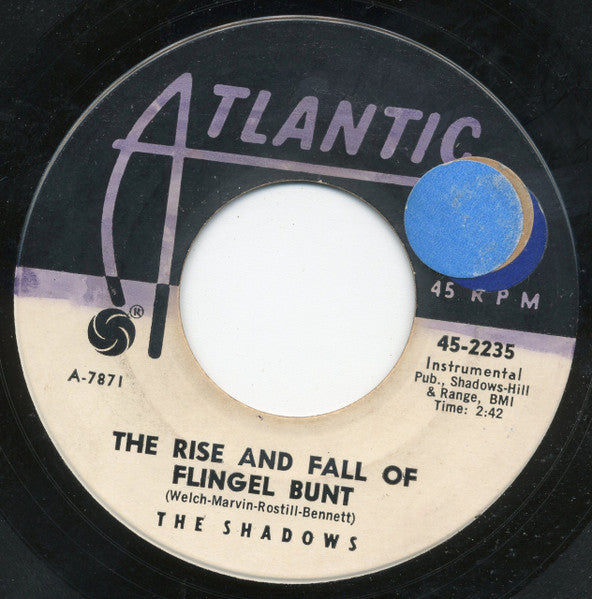 The Shadows : Theme For Young Lovers (7", Single, Promo)