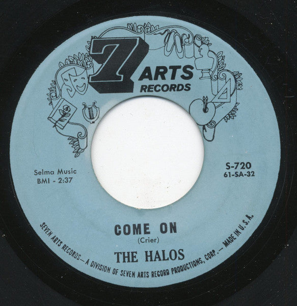 The Halos : What'd I Say / Come On (7")