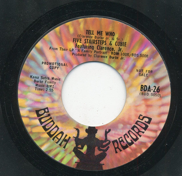 Five Stairsteps : A Million To One / Tell Me Who (7", Promo, Styrene)