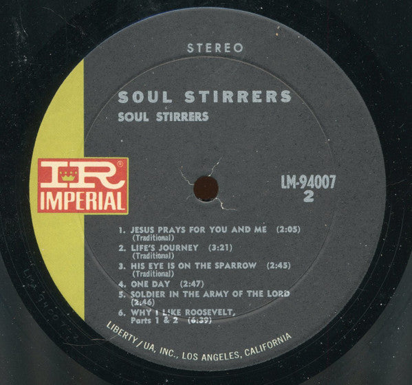 The Soul Stirrers : Gospel Music Vol. 1 (LP, Comp, Gat)