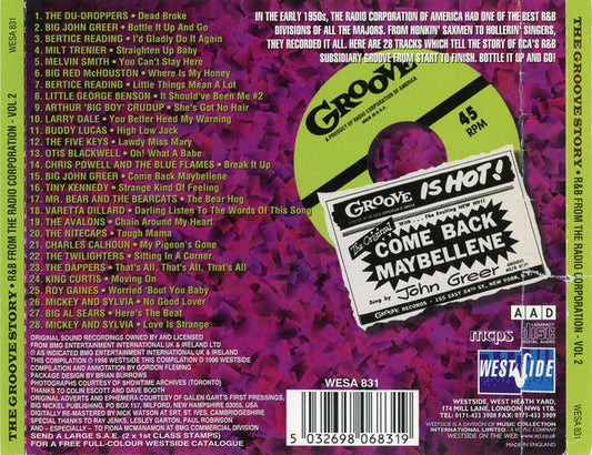 Various : The Groove Story - R&B From The Radio Corporation Vol. 2 (CD, Album, Comp)