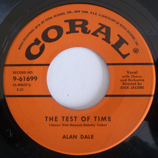 Alan Dale : I Cry More (7", Single)