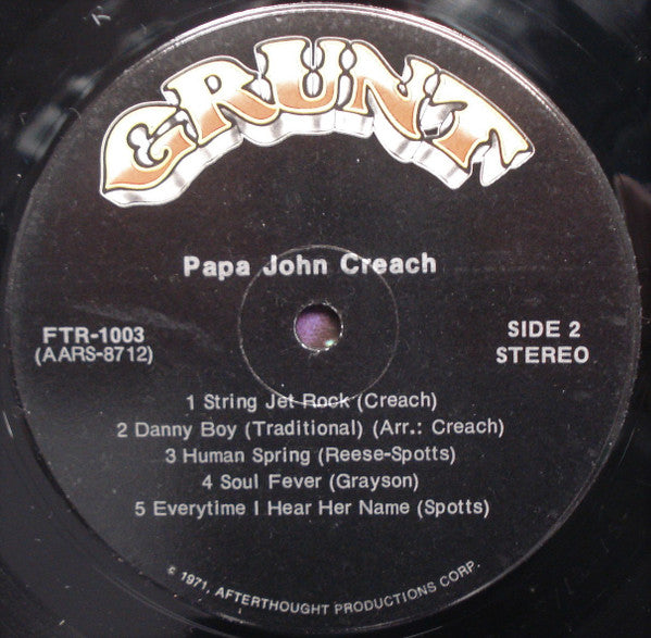Papa John Creach : Papa John Creach (LP, Album, Roc)