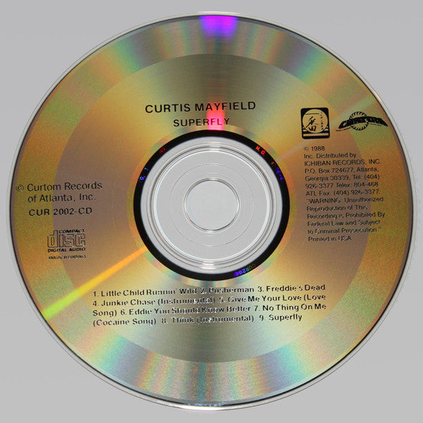 Curtis Mayfield : Superfly (CD, Album, RE)