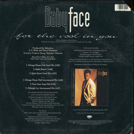 Babyface : For The Cool In You (12", Single, Ltd)